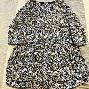 Gap Corduroy floral dress.  Girls Size 4.  Like new, excellent condition